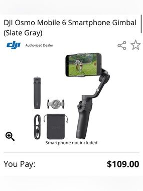 DJI Osmo Mobile 6 Smartphone Gimbal